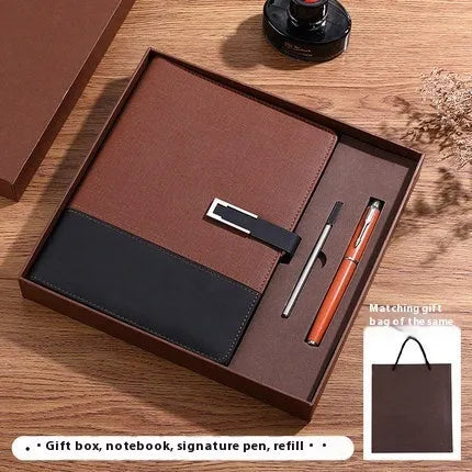 A5 soft leather notebook with PU cover and wood-free paper in choice of five colours