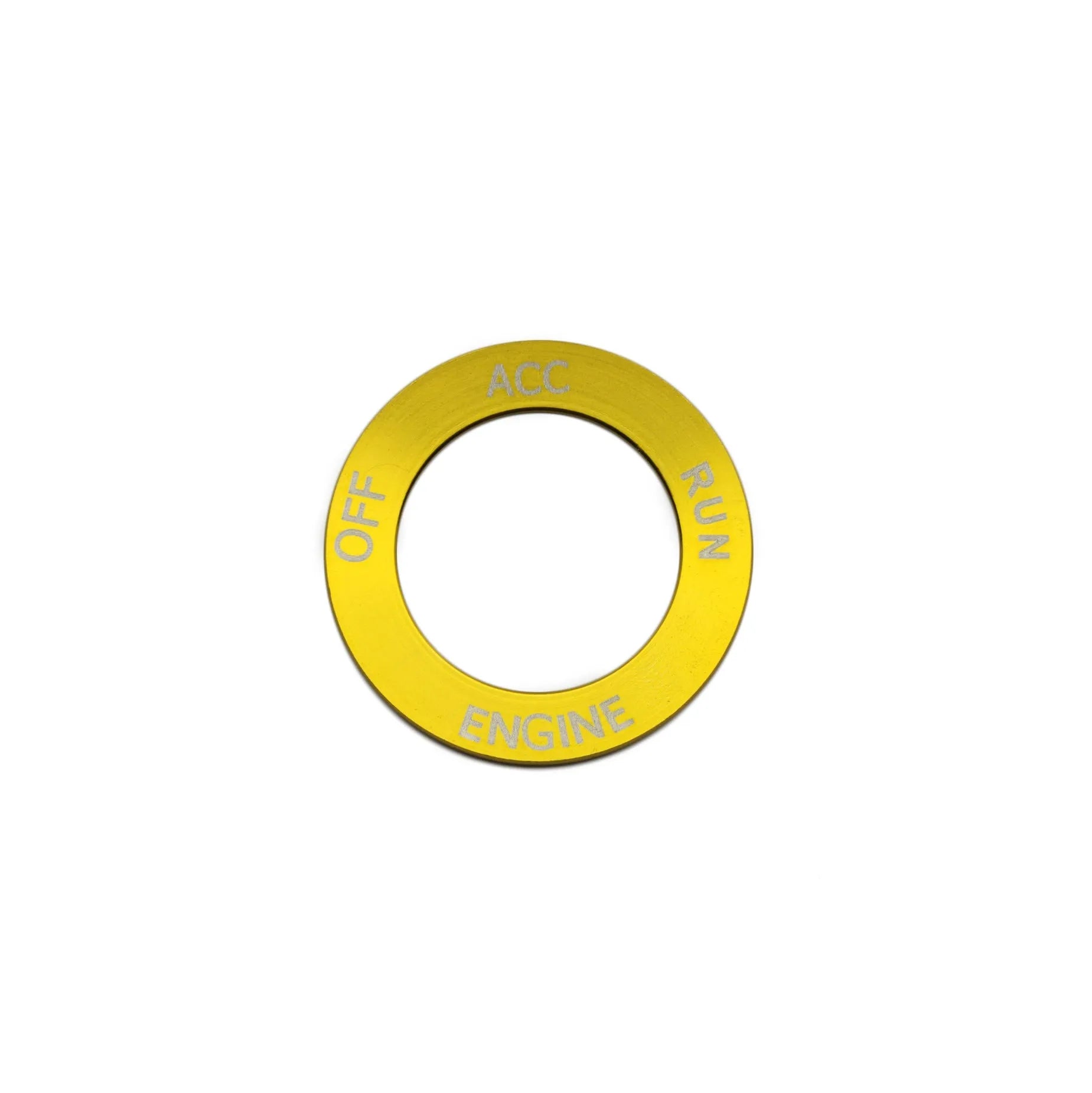 Aluminium alloy decorative ring for Dodge Grand Cherokee Challenger air conditioning knob.