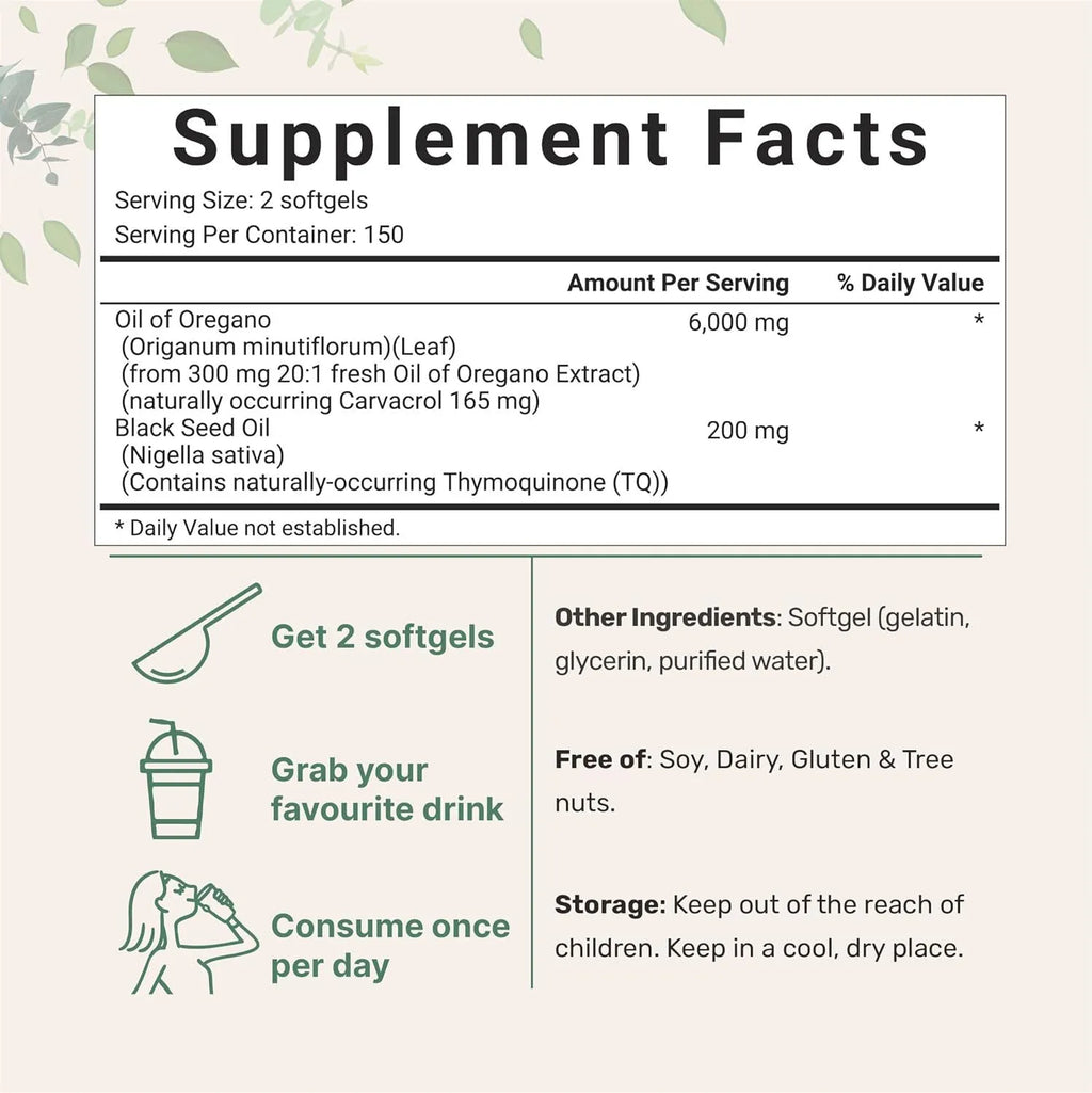 Bottle of Butter Black Seed Oil Soft Capsules dietary supplement for adults.