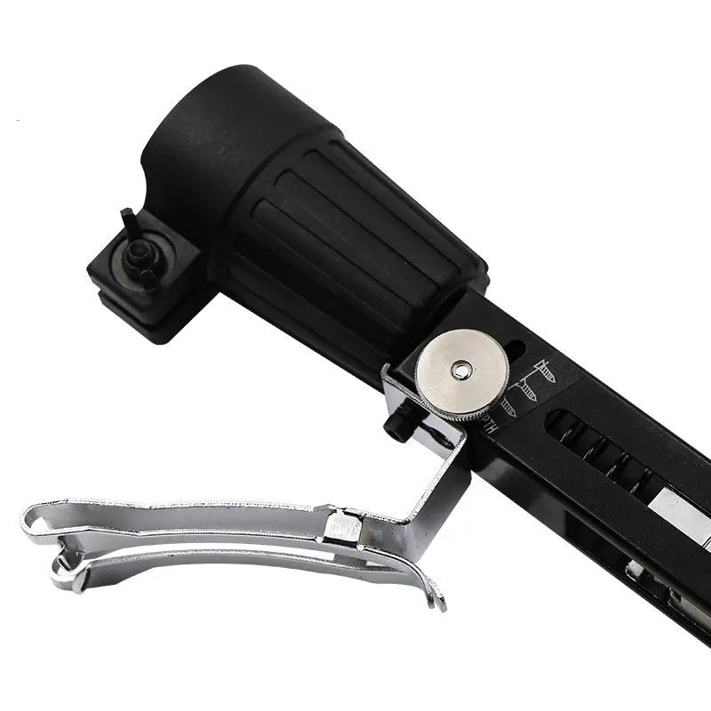 Chain screw gun head electric screwdriver kit with automatic nail gun function and 235mm metal construction