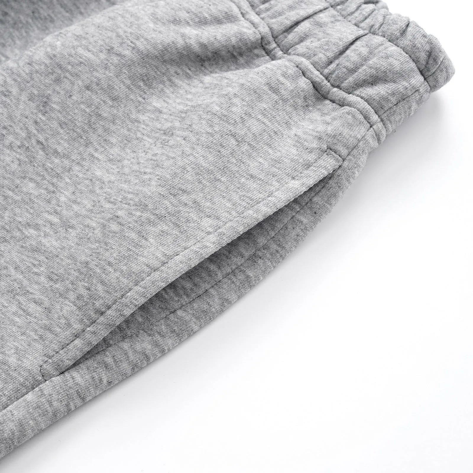 Men's straight-leg cotton casual trousers in black or grey colours with wide cut and mid waist
