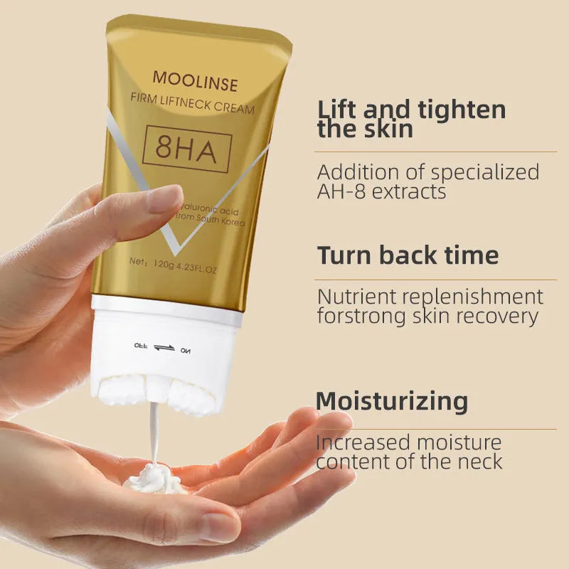 120ml neck cream bottle for lifting and firming massage application