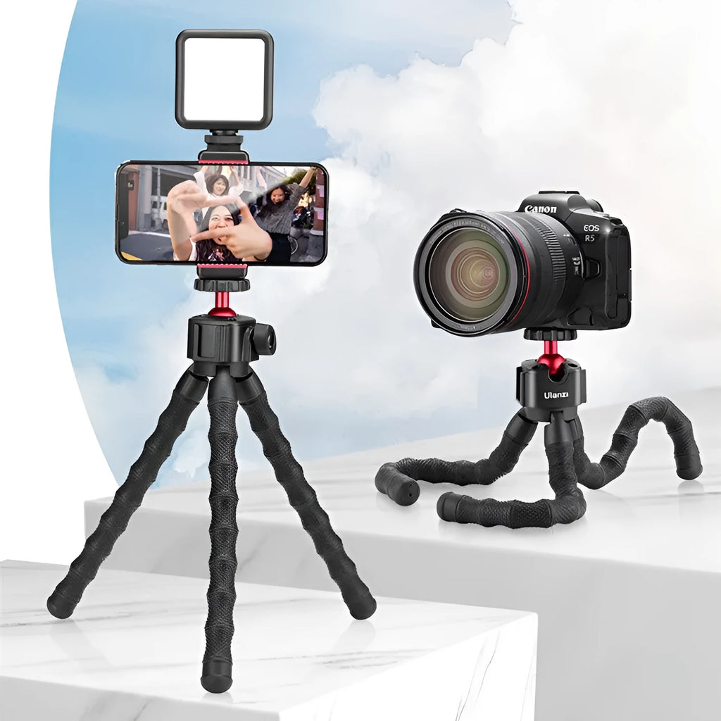 Photography VLOG suite with tripod for mobile and DSLR cameras in 2985 set