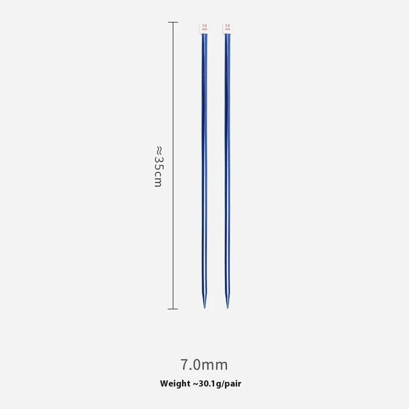 Complete crochet hook set showing 14 different sizes from 2.0mm to 10.0mm with protective caps