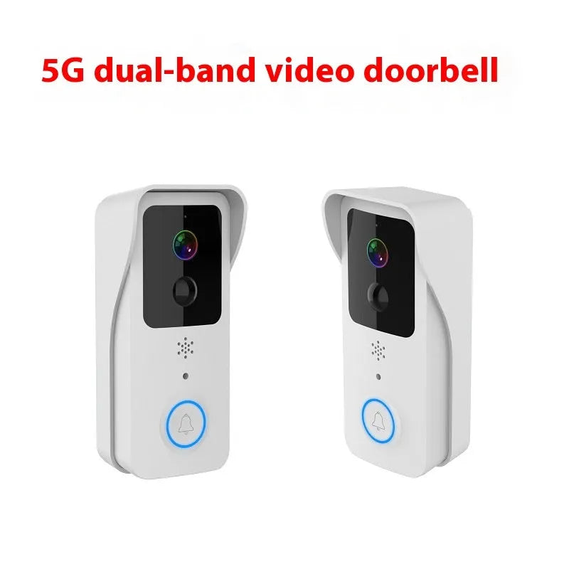 Smart waterproof HD visual doorbell with 18650 battery and app connectivity