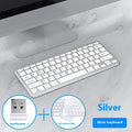 Ultra-thin wireless keyboard and mouse combo set in black colour with protective keyboard cover and wireless receiver
