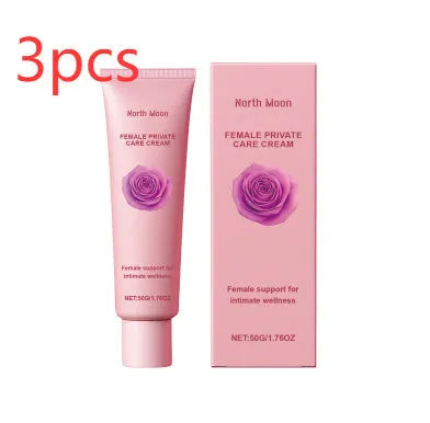 50g jar of gentle moisturising cream with rose and peppermint extracts for daily skincare