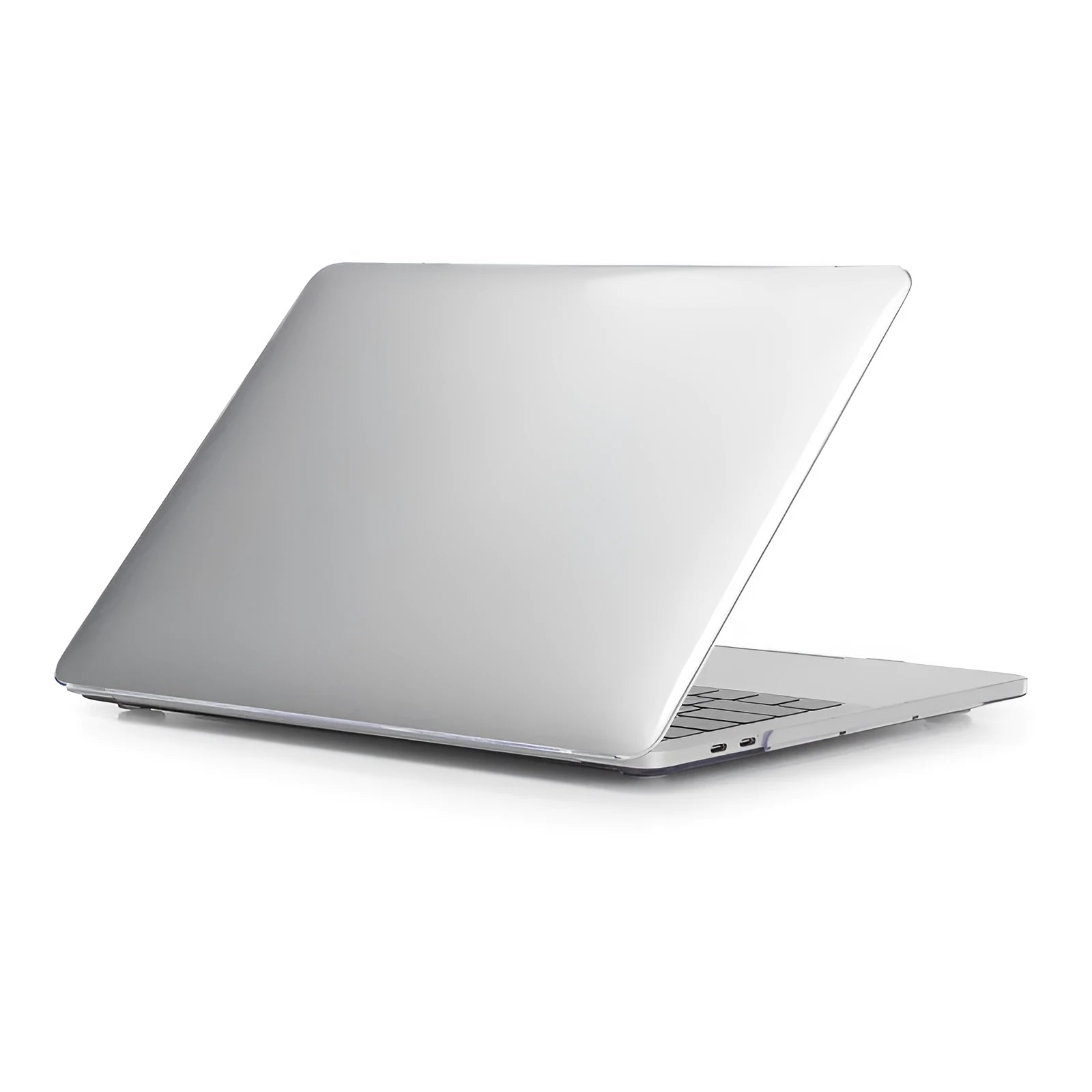 Transparent and black PC protective shell cases for MacBook Pro 14.2-inch and 16.2-inch laptops
