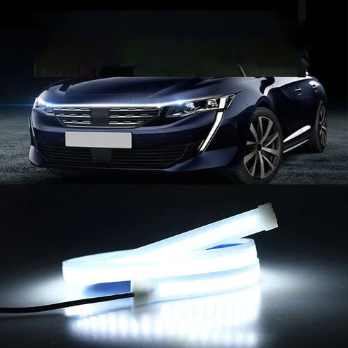 Automotive engine cover LED light strip in white, red, blue or colourful streamer modes for General Motors vehicles