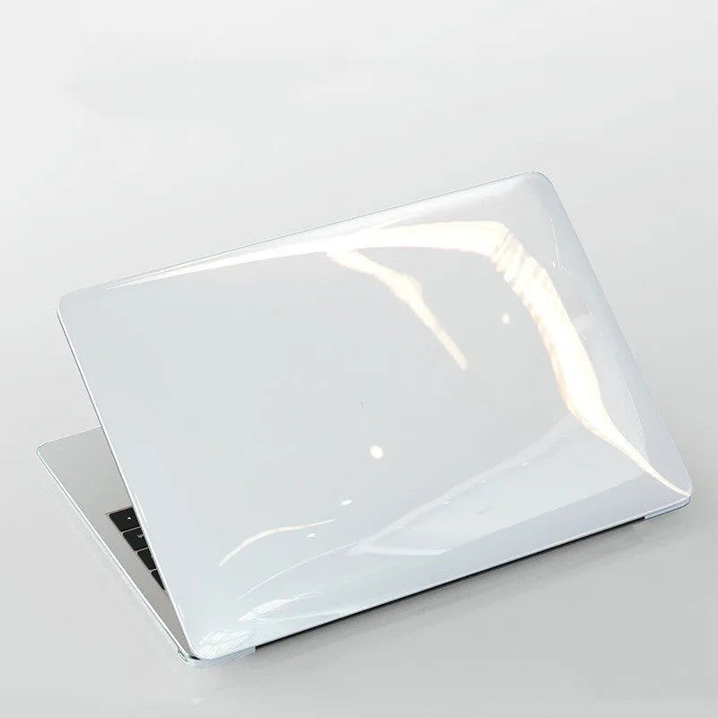 Transparent and black PC protective shell cases for MacBook Pro 14.2-inch and 16.2-inch laptops