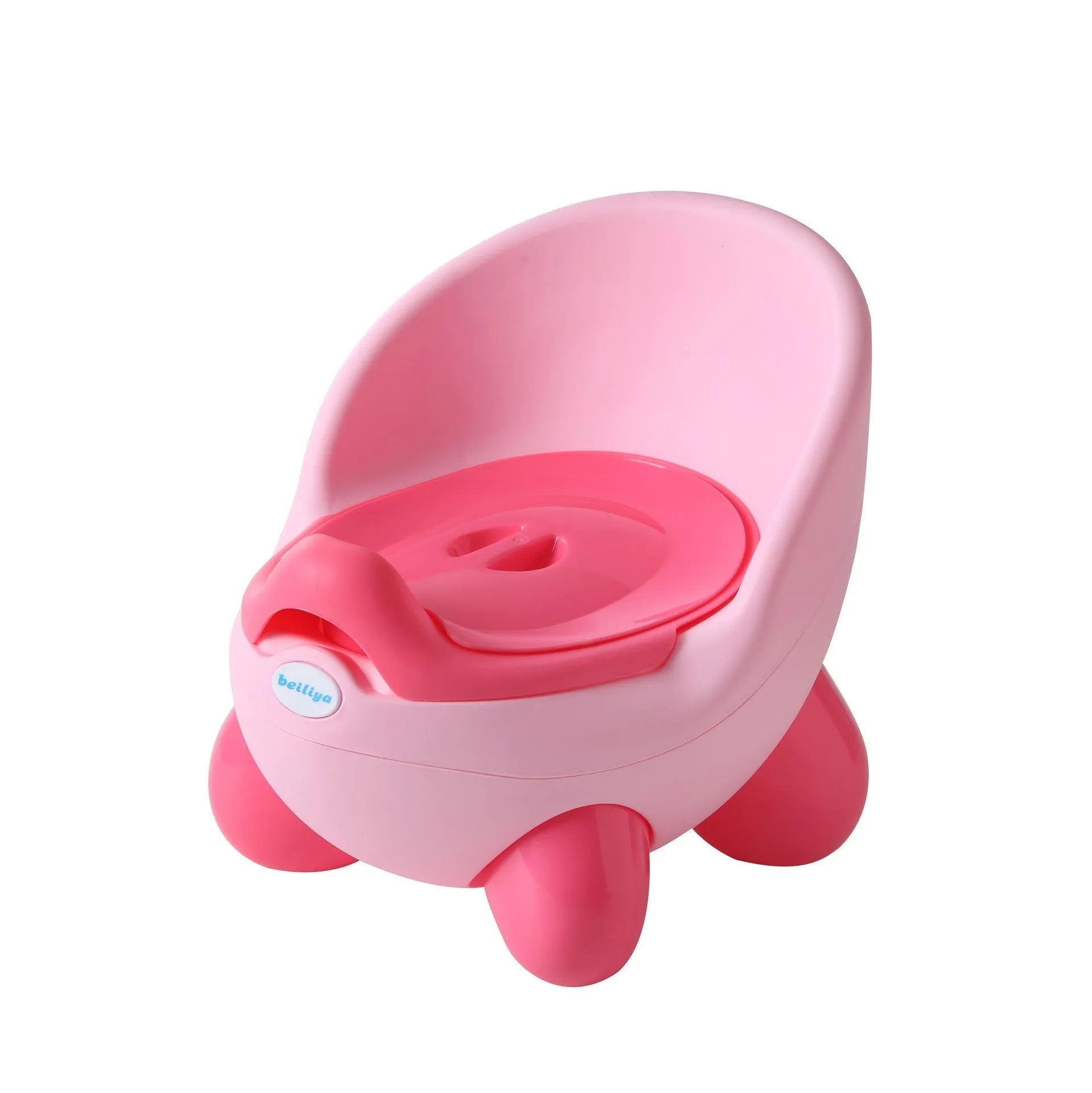 Dandan cartoon-themed baby training toilet stool in blue, green, red, pink, or light blue and green colours.