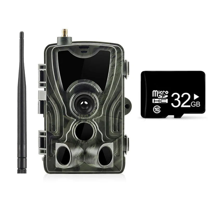 HC801M outdoor camouflage surveillance camera with wide-angle lens on waterproof ABS housing