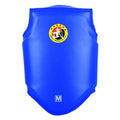 Red one-piece boxing helmet and chest protector training gear