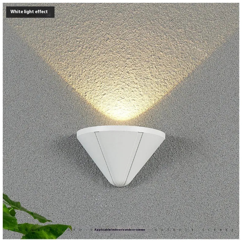 Black and white bird's nest design LED courtyard lamp with IP65 waterproof rating and aluminium alloy construction