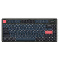 AJAZZ AK832PRO mechanical keyboard with colour screen showing settings display