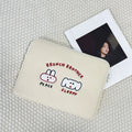 Embroidered animal design laptop sleeve in polyester with puppy pattern for 13-15 inch laptops