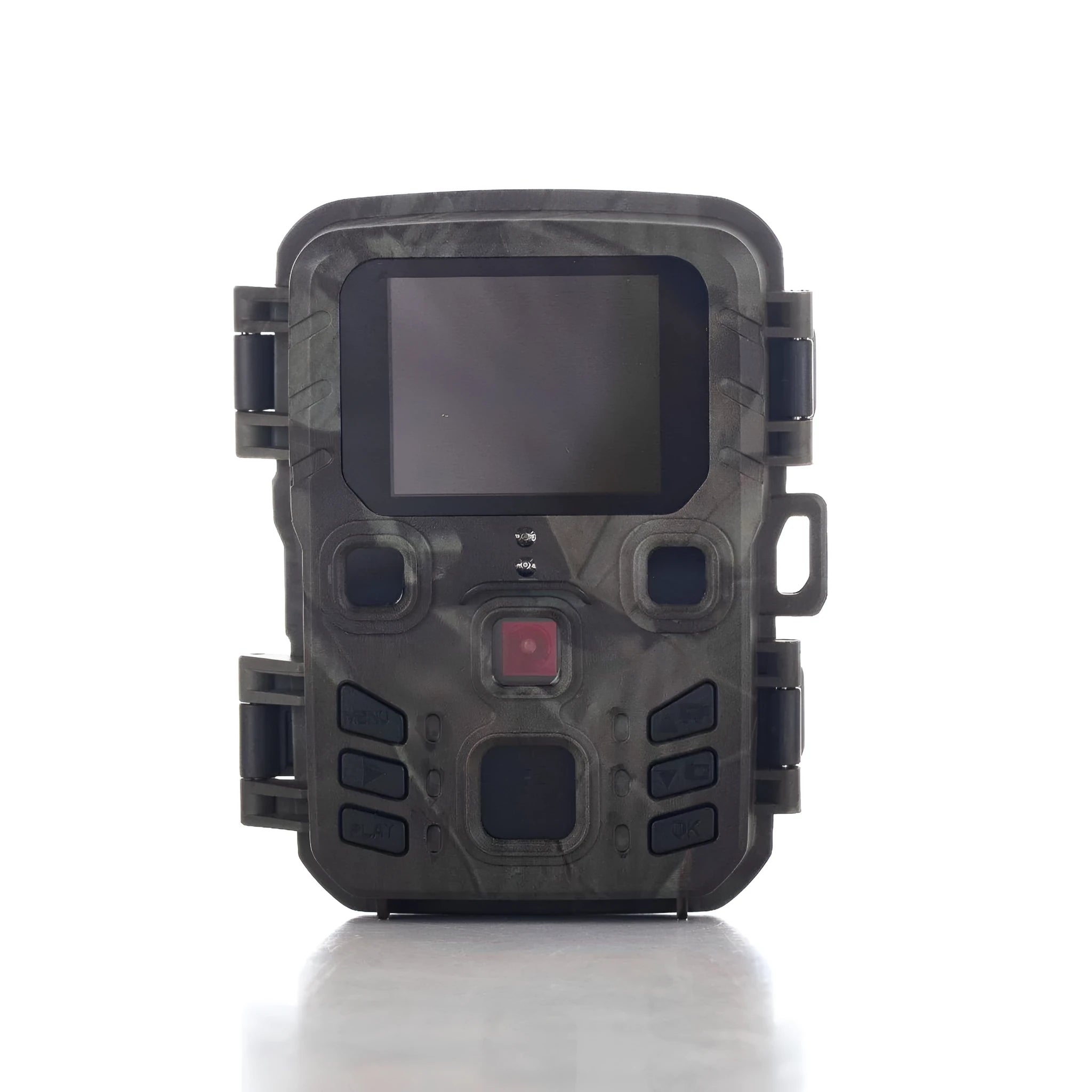 Black infrared night vision monitoring device with plastic body and TF card storage