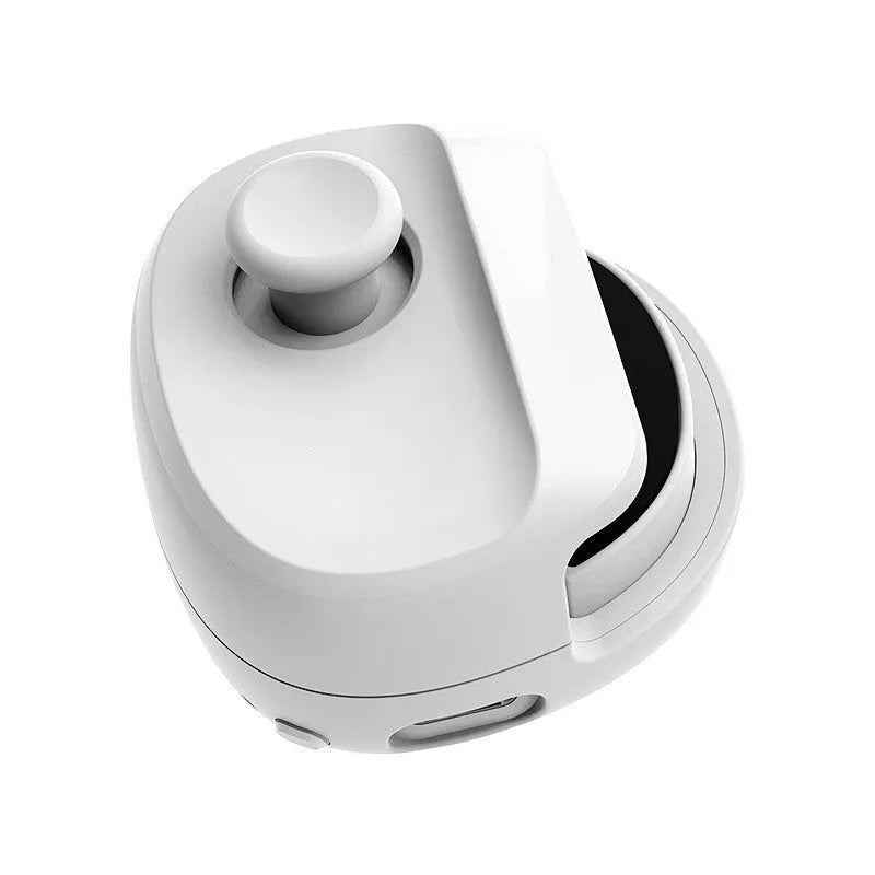 Black or white USB gaming stick controller for mobile phones with compact square design.