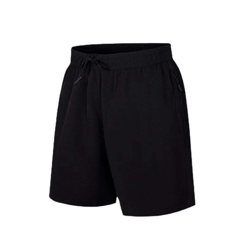 Men's loose fit quick-drying polyester sports shorts in various colours