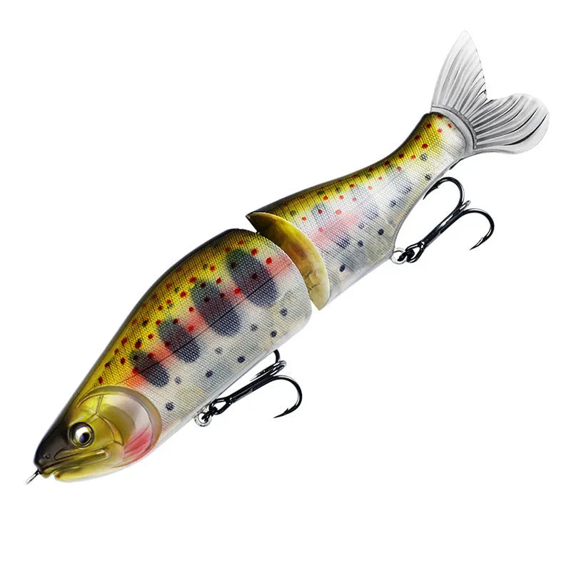 185mm hard plastic fishing swim bait lure for bass fishing in one of fifteen colour options