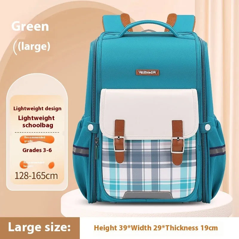 Student school backpack in multiple colours with lightweight large capacity design