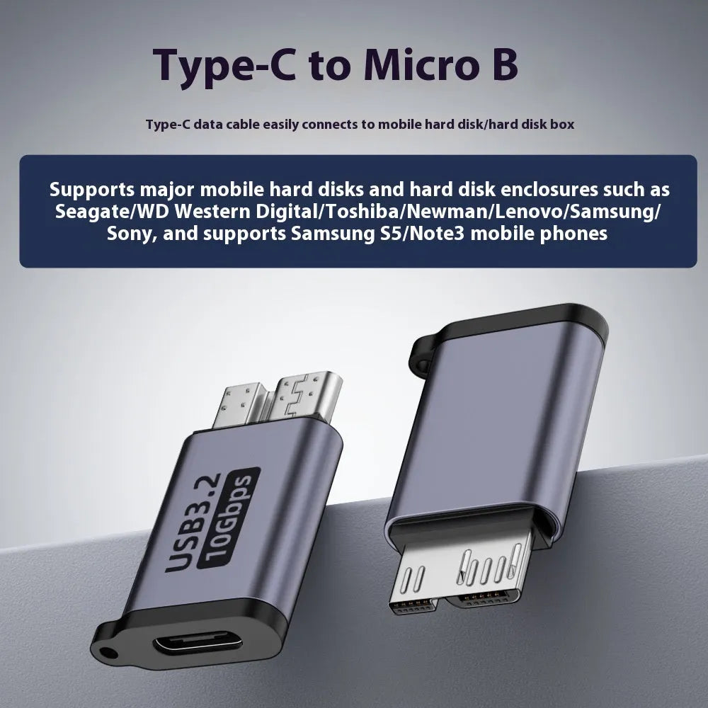 USB AM to Micro-B adapter with four interface form options for legacy device connectivity