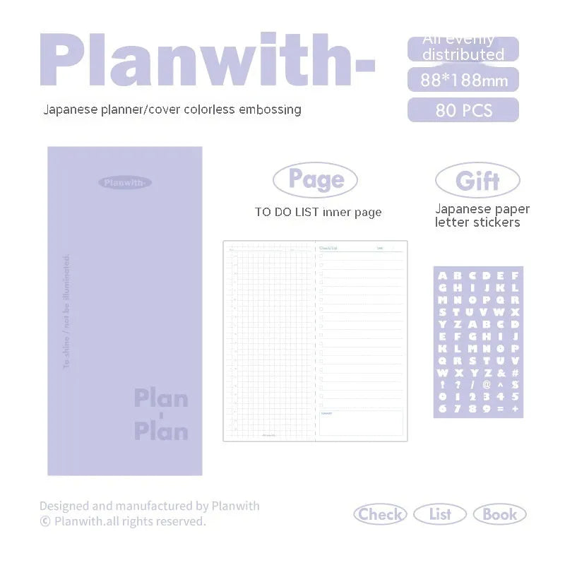 A5 embossed simple visual daily meter book showing cover colour options.