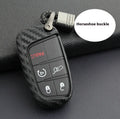 Carbon fibre pattern silicone key case for Dodge Chrysler Fiat remote keys