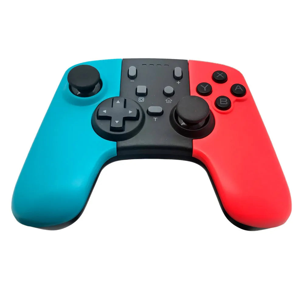 Black wireless Nintendo Switch Pro controller with analogue sticks, action buttons, and D-pad