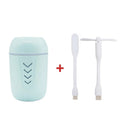 X3 portable car humidifier in columnar design with 200ml tank and dual power options