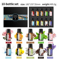 Boxed water-soluble aromatherapy essential oil sets in multiple pack sizes