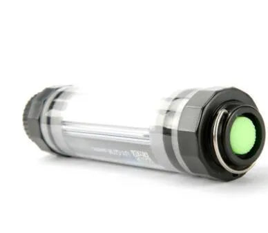 Children's LED headlamp torch with adjustable fabric headband, shown on a child's forehead
