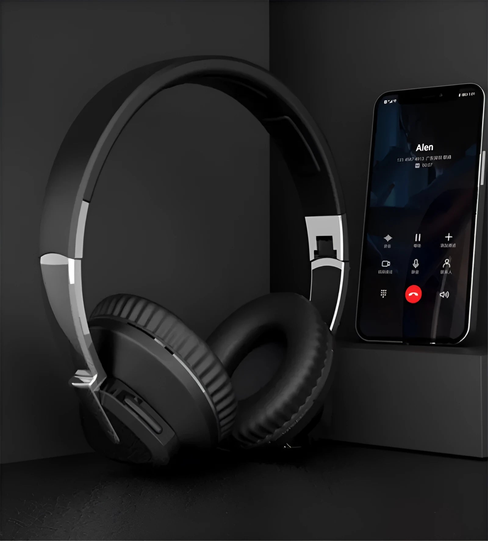 H3 wireless Bluetooth headset with all-inclusive ear design in black, white, blue, and khaki colour options