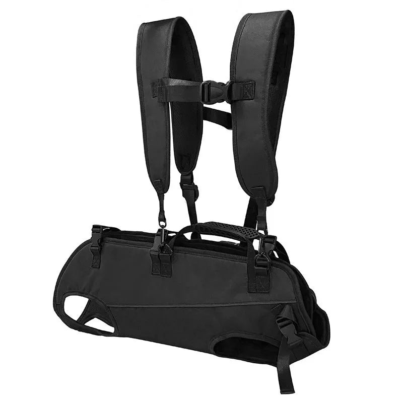 Multifunctional pet backpack that converts to stretcher in Oxford cloth with size options