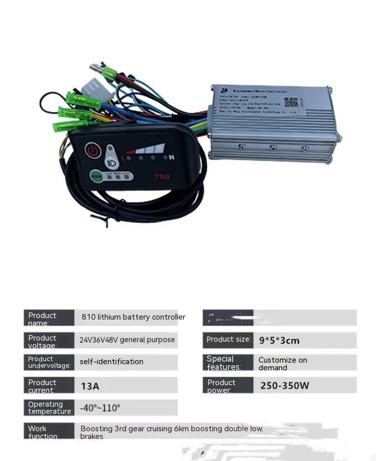 790 Mignon Maimai 6-tube controller for electric bicycles and scooters measuring 9×5×3 cm