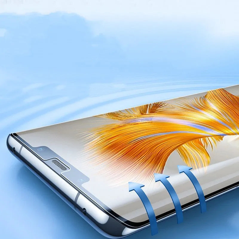 TPU screen protector and application tool for Huawei Mate 60 and Mate 60 Pro mobile phones.