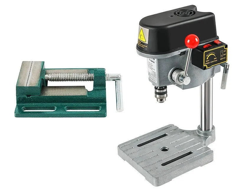Benchtop drilling and milling machine with cross bench pliers and heavy duty bench pliers