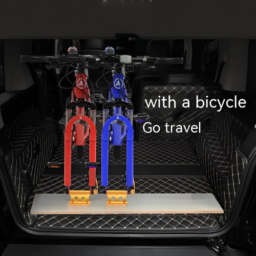 Silver metal bicycle front fork quick release fixing clip for SUV modification