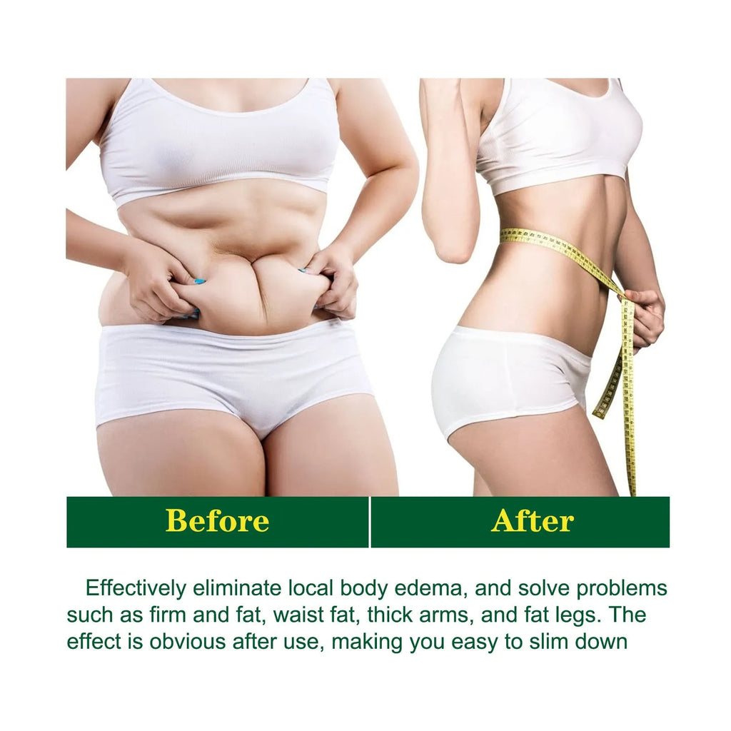 30ml bottle of ginger body shaping essential oil for thigh firming and muscle slimming care