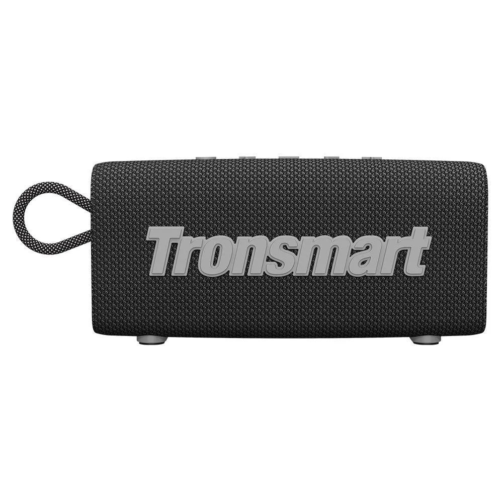 Waterproof portable Bluetooth speaker in multiple colours including blue, black, red, grey, camouflage, and orange