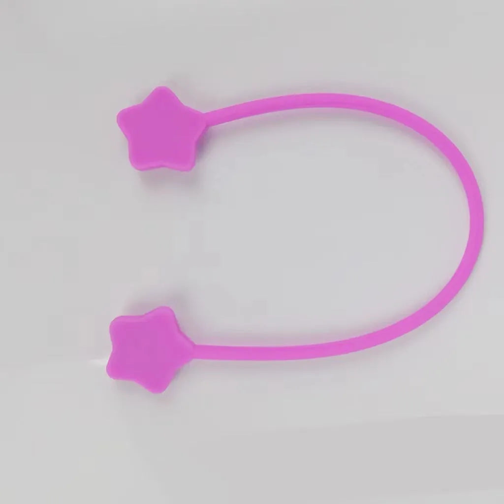 Silicone magnet wire winder organiser for cables in multiple colour options