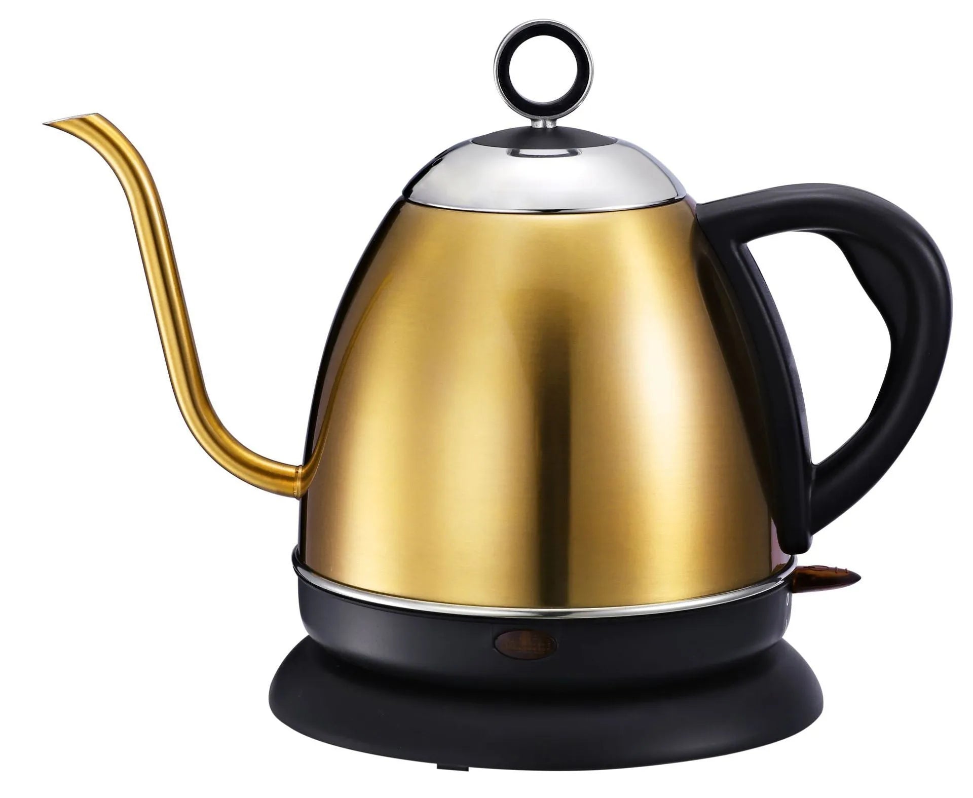 Gold stainless steel automatic electric kettle with touch control panel