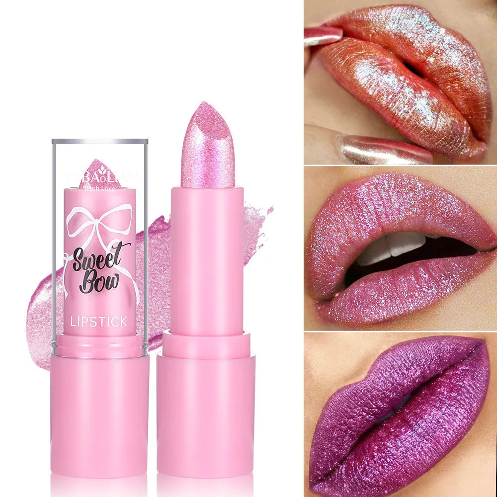 Sweetheart Bow XINGX Diamond Lipstick in decorative case with six colour shade options.