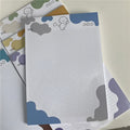 INS Wind Marshmallow Dog B5 sticky note paper in purple with 30 adhesive sheets