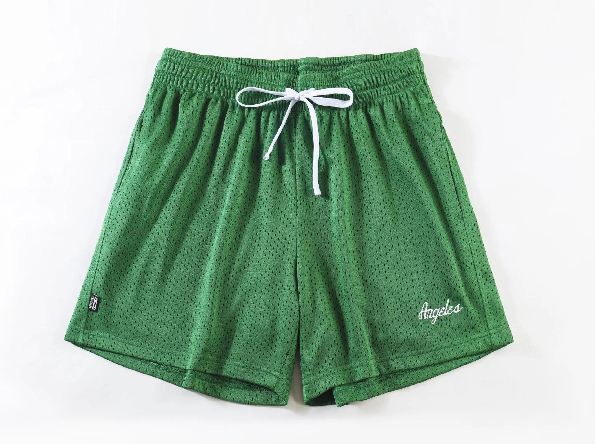 Men's double-layer mesh shorts in various colours showing sports leisure styling