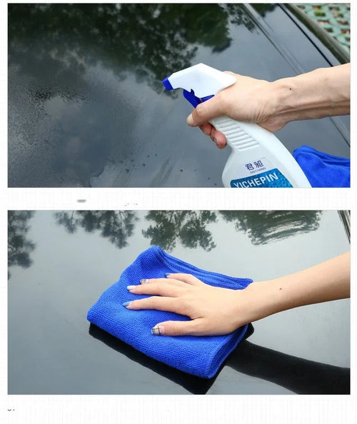 500ml bottle of car paint maintenance spray wax for glazing and oxidation resistance