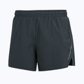 Man wearing grey quick-dry polyester running shorts suitable for marathon training.