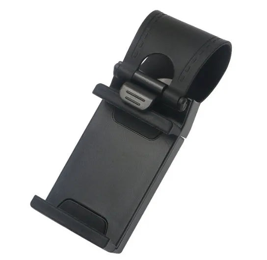 Universal car steering wheel clip mount phone holder for GPS navigation