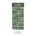 Ins style English quotation stickers in four colours measuring 90 by 175mm