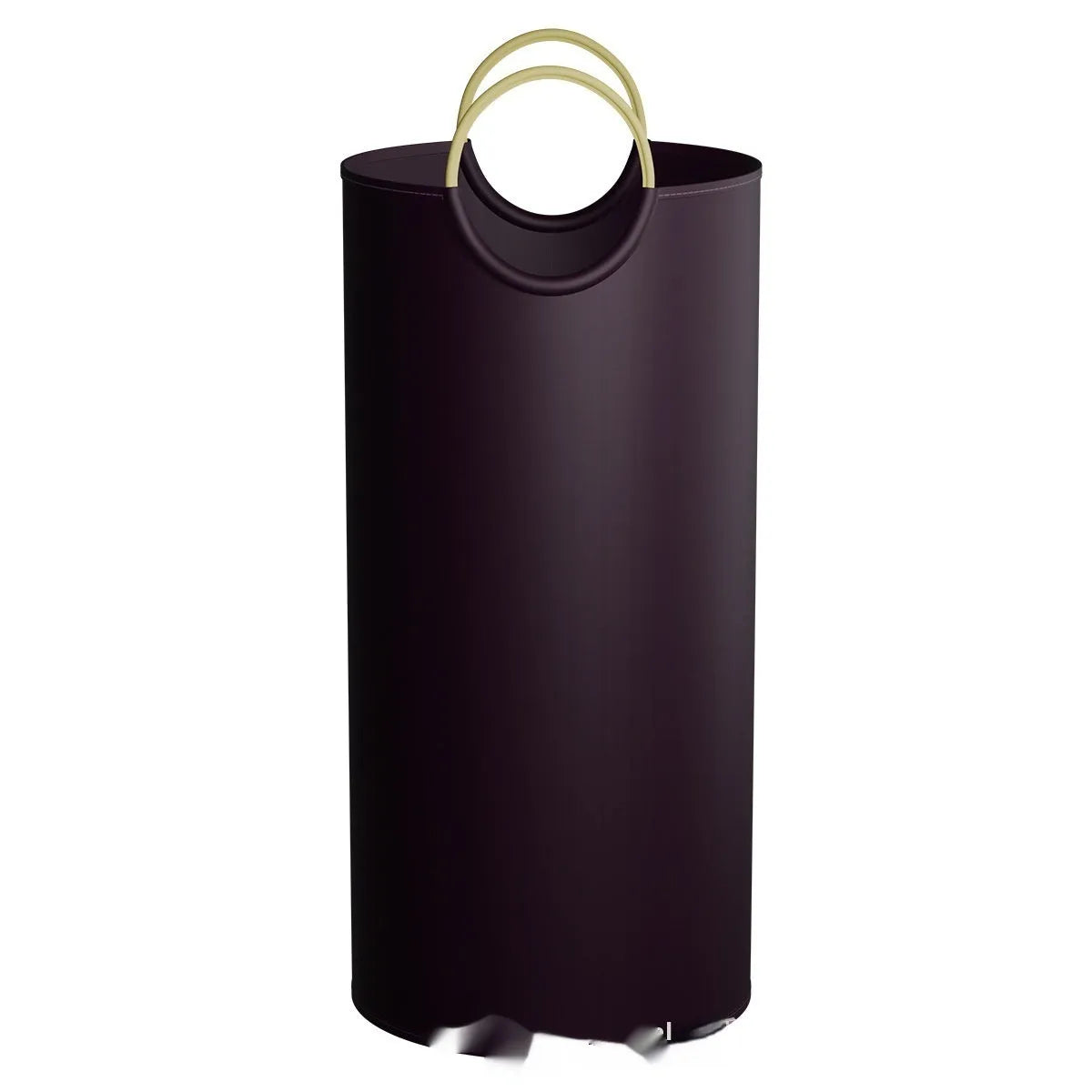 Portable round plastic trash can with 38x72cm dimensions for office and outdoor use